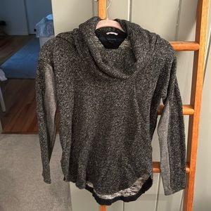 Cowl neck hoodie